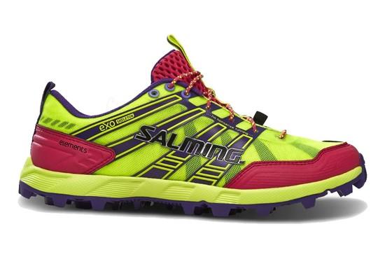 SALMING Elements Shoe Women Safety Yellow/Pink Glo, 3,5 UK - 36 EUR - 22,5 cm