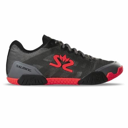 SALMING Hawk Shoe Men GunMetal/Red, 6,5 UK - 40 2/3 EUR - 25,5 cm - 19FW_1239085-0205-4023