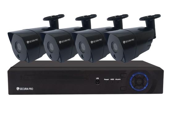 Kamerový set Securia Pro NVR4CHV5-B IP, 5Mpx, 4 kamery, PoE NVR, černá, NVR4CHV5-B