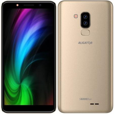 Mobilní telefon Aligator S6000 Dual SIM - zlatý