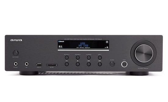 AIWA AMU-120BTBK/ AV přijímač a zesilovač/ 2x 60W RMS/ BT/ Černý