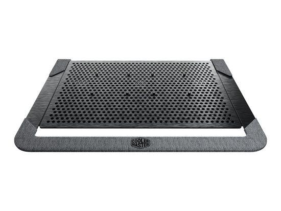 COOLER MASTER laptop cooling pad NotePal U2 Plus V2 black, MNX-SWUK-20FNN-R1