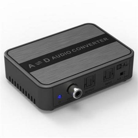 PREMIUMCORD Obousměrný převodník zvuku DIGI-ANALOG a ANALOG-DIGI SPDIF Toslink CINCH stereo jack 3,5mm - kjtosred15