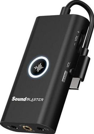 CREATIVE Sound Blaster G3, zesilovač sluchátek (externí zvukovka), USB-C, konektor 3.5m, 70SB183000000