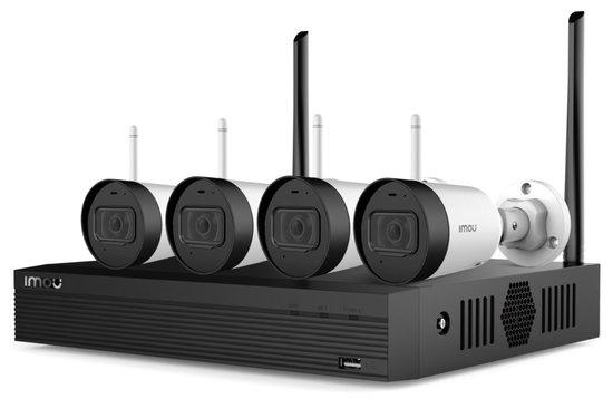 Imou Wi-Fi 1080p KIT/ 2Mpix/ 4x kamera Bullet Lite/ 1x NVR rekordér/ krytí IP67/ 1TB HDD, KIT/NVR1104HS-W-4KS2/4-G22