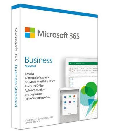 Microsoft 365 Business Standard Retail CZ - předplatné na 1 rok, KLQ-00458