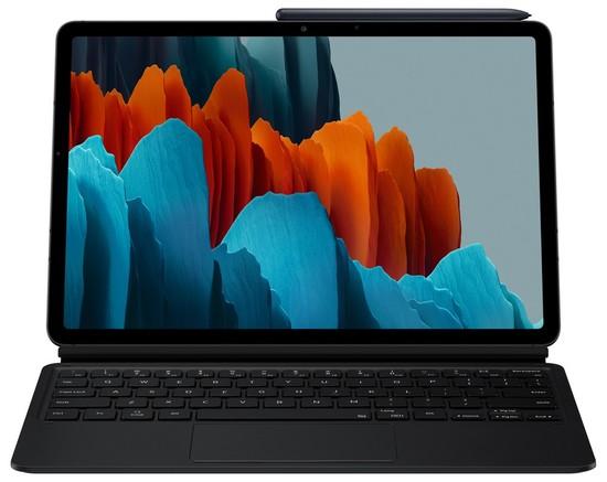 Samsung Ochranný kryt s klávesnicou Tab S7/S8 čierny - EF-DT630UBEGEU