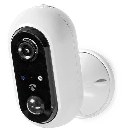 NEDIS IP Kamera/ dobíjecí/ venkovní/ IP65/ Wi-Fi/ 1080p/ PIR senzor/ micro USB/ MicroSD/ kapacita 5200 mAh/ Android/ iOS, WIFICBO20WT