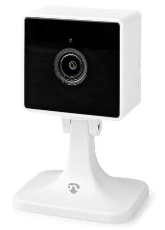 NEDIS IP kamera/ Wi-Fi/ 1080p/ micro USB/ microSD/ Cloud/ Android/ iOS/ bílá, WIFICI40CWT