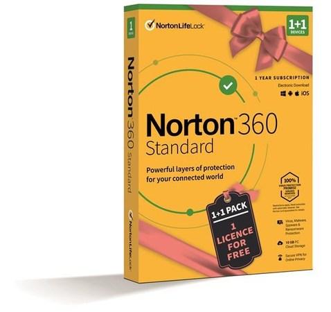 SPECIAL - NORTON 360 STANDARD 10GB + VPN 1+1 uživatel pro 1 zařízení na 1rok BOX, 21414993