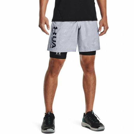 Under Armour Pánské kraťasy Woven Emboss Shorts, mod, gray, S