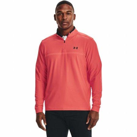Under Armour Pánská lehká mikina Playoff 2.0 1/4 Zip, venom, red, XXXL - 1361821-690-3XL