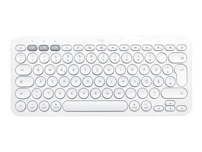 Logitech K380 Multi-Device Bluetooth Keyboard - Klávesnice - bezdrátový - Bluetooth 3.0 - QWERTY - britská - bělavá - 920-010405