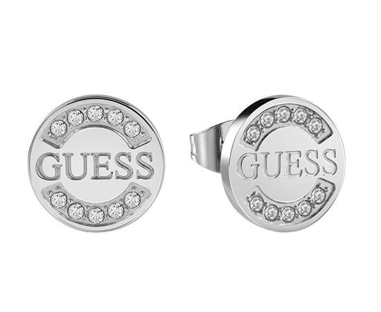 Guess Stylové náušnice pecky UBE28028
