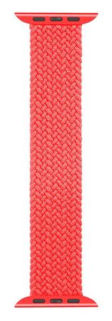 Tactical 768 Pletený Převlékací Řemínek pro iWatch 1/2/3/4/5/6/SE 38/40mm vel. XL Red - 57983101922