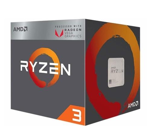 AMD cpu Ryzen 3 3200G AM4 Box s grafikou Radeon Vega 8 (s chladičem, 3.6GHz / 4.0GHz, 4MB cache, 65W, 4 jádro, 4 vlákno, 8 GPU), integrovaná grafika, Picasso Zen+ 12nm APU - YD320GC5FHBOX
