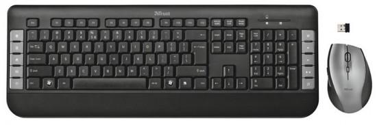 Trust Tecla Wireless Multimedia Keyboard with mouse 20503 - 20503