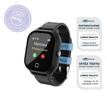 LAMAX WatchY2 dětské chytré hodinky černé - LMXWY2B