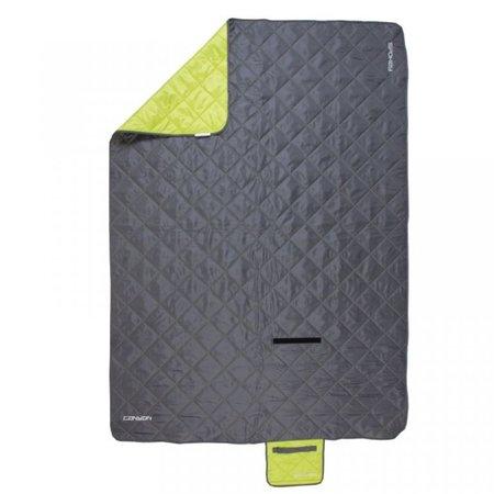 SPOKEY pikniková deka 200x140 CANYON kempingová šedo/zelená - K839652