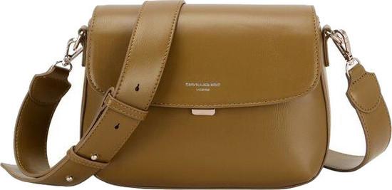 David Jones Dámská crossbody kabelka CH21022 Khaki