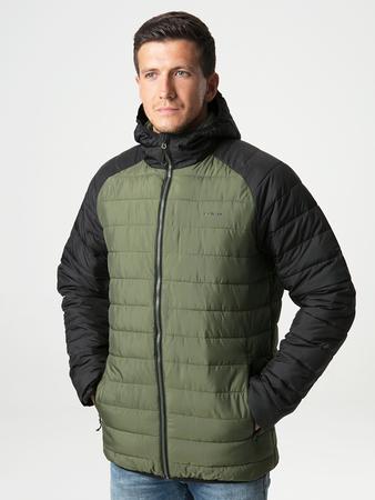 Loap IRSOM pánská zimní bunda do města zelená | černá