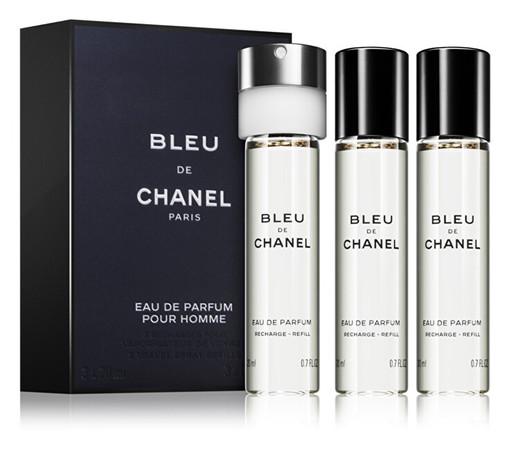 Chanel Bleu de  EDP náplň s rozprašovačem 20 ml + EDP náplň 2 x 20 ml, 60 - 90839