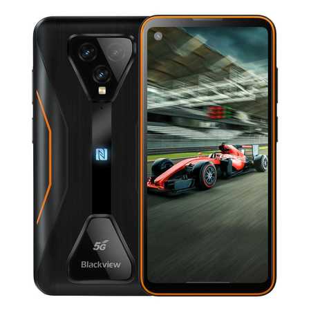 iGET Blackview GBL5000 Orange odolný 5G telefon, 6,36" FullHD+, 8GB+128GB, Android 11, 4980mAh, NFC - GBL5000 Orange