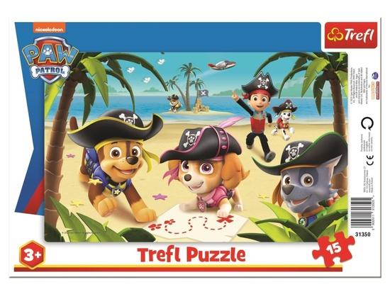 TREFL Puzzle Tlapková patrola: Pirátská výprava 15 dílků - 31350TRF