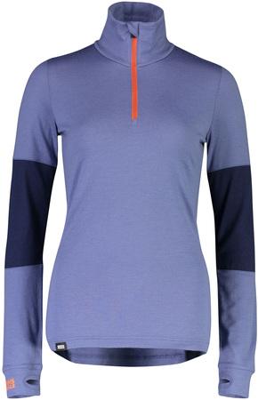 MONS ROYALE 100024-1005-173-M merino triko CORNICE HALF ZIP blue velvet, M - 100024-1005-173-M