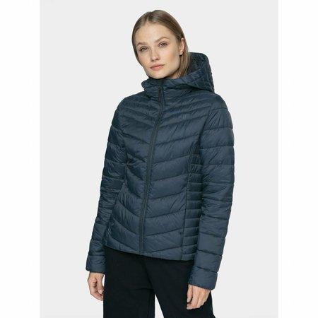 4F Dámská prošívaná bunda, dark, blue, XL