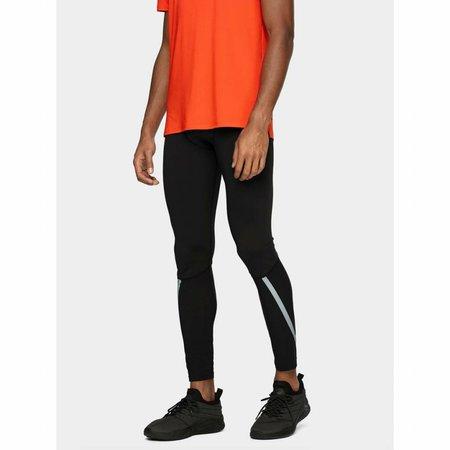 4F Pánské běžecké legíny, deep, black, XL - H4Z21-SPMF011-20S-XL