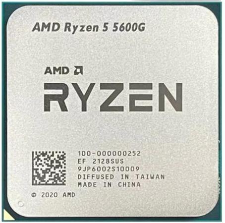 AMD cpu Ryzen 5 5600G AM4 TRAY (bez chladiče, 3.9GHz / 4.4GHz, 16MB cache, 65W, 6x jádro, 12x vlákno), s grafikou, Zen3 Cezanne 7nm CPU - 100-000000252