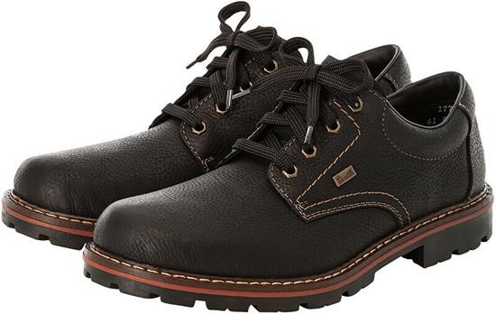 Rieker Pánské kožené polobotky 17710-00 43 - mRK0035-43