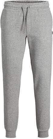 Jack&Jones Pánské tepláky JPSTGORDON 12195726 Light Grey Melange S