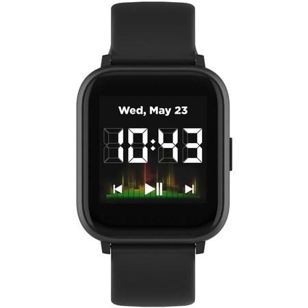 CANYON smart hodinky SALT SW-78 BLACK, 1,4" IPS displej, multi-sport, 512MB music player, IP68, Android/iOS
