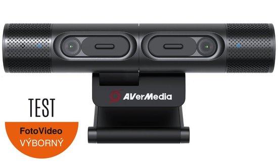 AVERMEDIA PW313D/ Full HD/ Dual Webová kamera/ Černá - 61PW313D00AE