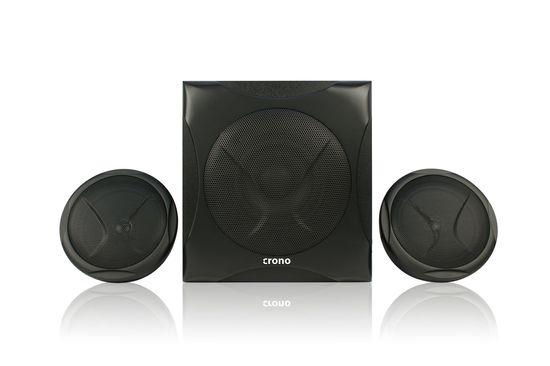 CRONO repro CS-2105/ 2.1/ 2x 10W + subwoofer 20W/ 2x Cinch/ Bluetooth/ USB/ čtečka paměťových karet/ černé - CS-2105