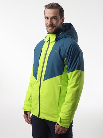 Loap FLIN pánská lyžařská bunda zelená | modrá, XL