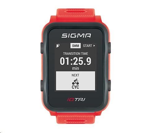 Sigma iD.TRI Basic neon červená