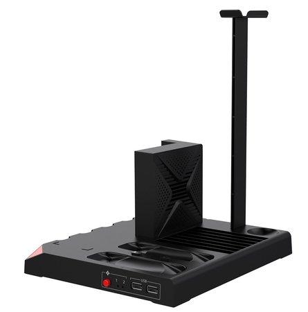 iPega SW036 Nabíjecí Stanice s Chlazením pro Nintendo Switch Black