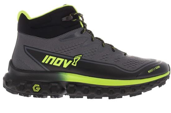Inov-8 ROCFLY G 390 M (S) grey/black/yellow 8,5 šedá, 43 - 000995-GYBKYW-S-01