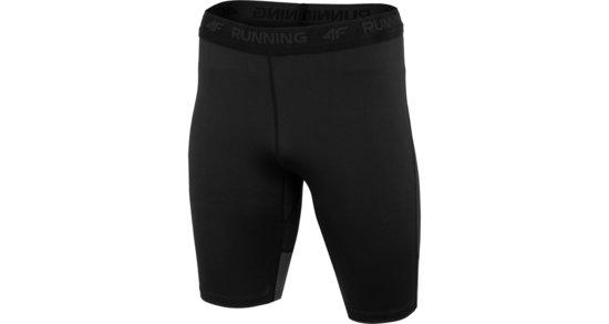 4F Pánské krátké běžecké legíny, deep, black, XXL - H4L22-SPMF010-20S-XXL