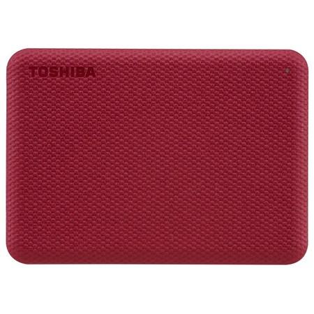TOSHIBA Canvio Advance 1TB 2.5inch External Hard Drive USB 3.2 Gen1 Red, HDTCA10ER3AA