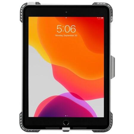 Targus SafePORT Rugged - Ochranný obal pro tablet - drsný povrch - polykarbonát, termoplastický polyuretan (TPU) - šedá - 10.2" - pro Apple 10.2-inch iPad (7. generace) - THD49804GLZ