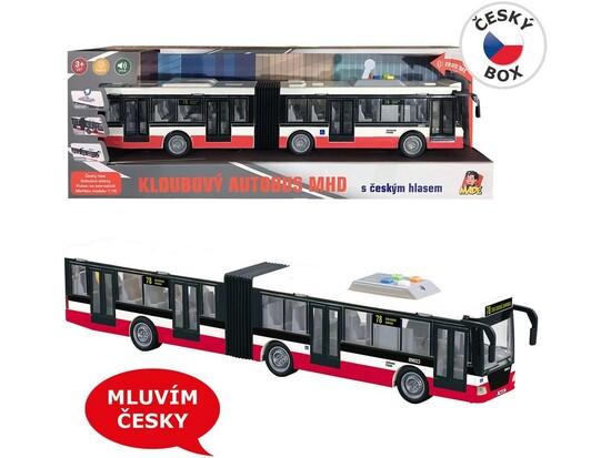 MaDe Autobus na setrvačník 44 cm, mluví česky, hlásí zastávky, CZ design - 09023