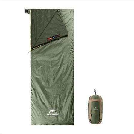 Naturehike mini ultralight LW180 spací pytel 680g vel. M - zelený - NH21MSD09MZ