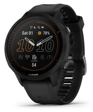 GARMIN běžecké GPS hodinky Forerunner 955 Solar, Black - 010-02638-20