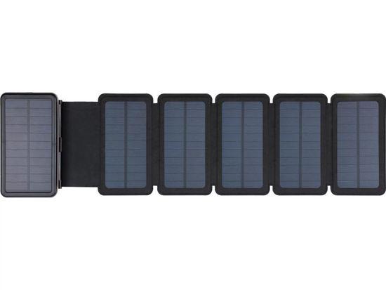 Sandberg Solar 6-Panel Powerbank 20000, solární nabíječka, černá