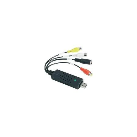 PremiumCord USB 2.0 Video/audio grabber pro zachytávání záznamu,30fps, vč. software - ku2grab