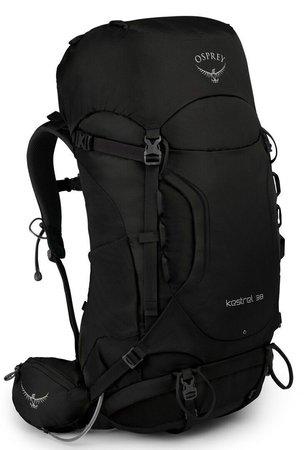 Osprey Outdoorový batoh Kestrel 38 ll, Černá, S/M - 10006208OSP-S/M